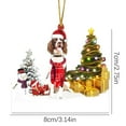 thumbnail image 3 of AnuirheiH Christmas Welcome Sign Decoration Wall Hanging Family Garden Small Hanging Tag, 3 of 3