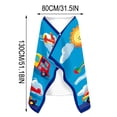 thumbnail image 3 of Kids Printed Swim Towel for Children, Quick-Dry Fabric with Snap Closure for Beach, Hot Spring, and Pool Use, Hooded Poncho Style, 3 of 9