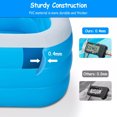 thumbnail image 2 of Kids Pool Inflatable Swimming Pool Outdoor Garden Summer Adult & Kiddie Pools, 2 of 8