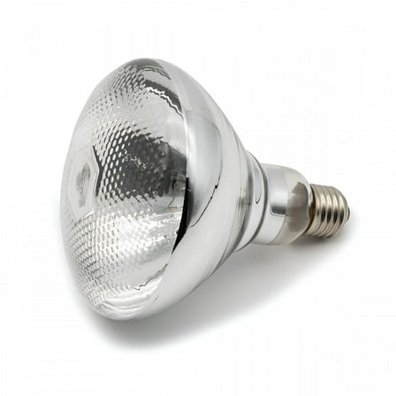 HIBIBUD Infrared Heating Lamp Bulbs Clear Hard Explosion-Proof Glass Eco-Friendly UV Coating for Animal,Bathroom Warming Light Bulb (150W,120V)