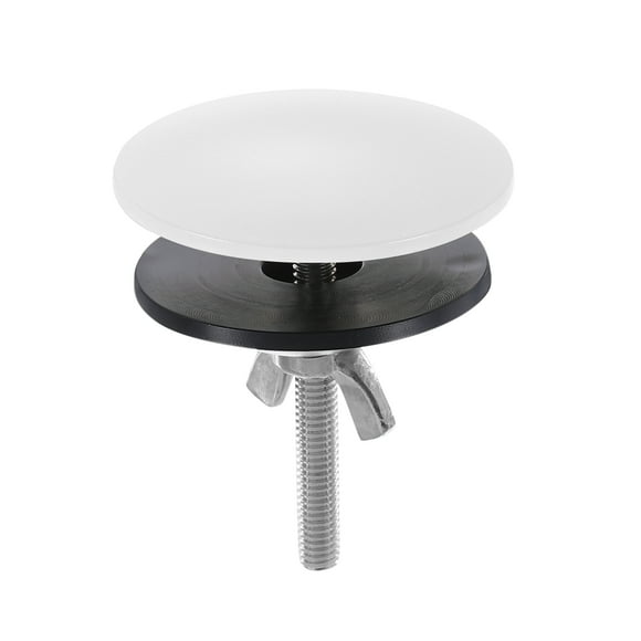 1 Pack Kitchen Sink Hole Cover White, 2 Inch Faucet Hole Cover Stainless Steel for Most Sink Holes