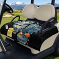 thumbnail image 3 of Yuyamidu Funny Gorilla Golf Cart Seat Covers with Pockets Universal Club Car Seat Towel Blanket Soft Golf Cart Seats Cushion Covers Fits 2-Seat Golf Carts Accessories, 3 of 8