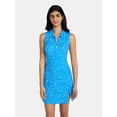 thumbnail image 5 of Birdie Bound Women's Ida Sleeveless Polo Dress with Bike Shorts Liner, Sizes XS-XXL, 5 of 5