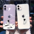 thumbnail image 2 of Cute Cartoon Astronaut Star Space Phone Case On iPhone 11 13 14 Pro MAX XS XR X 12 7 8 Plus Clear Soft TPU Shockproof Back Cover, 2 of 5