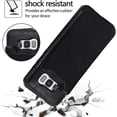 thumbnail image 5 of Design for Samsung Galaxy S8 Plus/S8+ Wallet Case,PU Leather Phone Cases with Screen Protector Card Holder,Stand Flip Shockproof Flip Protective Cover for S8plus SM-G955U Men Black, 5 of 12
