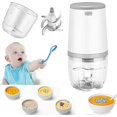 thumbnail image 1 of Mini Blenders For Baby, Mini Food Processor, 300ml Baby Blender, Mini Electric Chopper, Mini Food Processor With Usb Charging, Electric Blender For Ki, 1 of 5