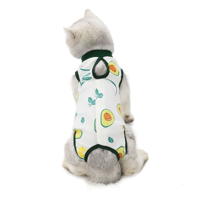 Ropa quirúrgica para gatos Ropa de esterilización para gatas Ropa de destete Ropa para gatos de cuatro patas Ropa de esterilización fina y transpirable para gatos de verano