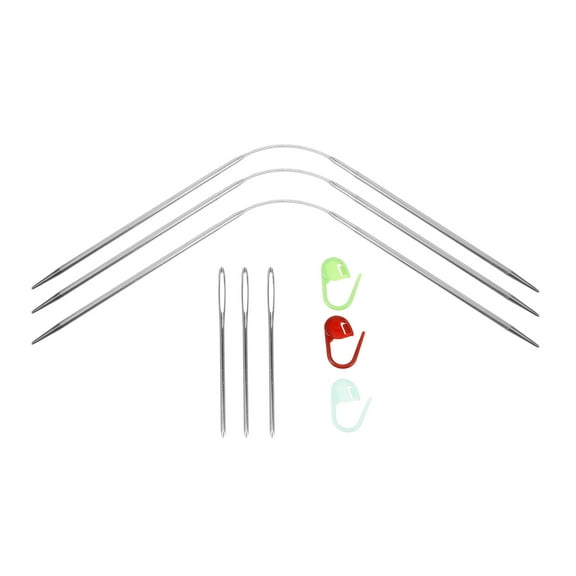 WORGEOUS 1 Set of Knitting Needles Set Metal Knitting Needles Circular Needle Metal Needles for Knitting