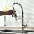 thumbnail image 5 of Kitchen Faucet with Pull Down Sprayer,Brushed Nickel Commercial Kitchen Faucet for Kitchen Sink, 5 of 8