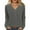 Dark Gray a1, variant on UQJfacai Sweaters for Women Ribbed Knit Long Sleeve Tunic Tops Fall Clothes V Neck Button Down Winter Shirts