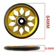 thumbnail image 2 of LOVIVER Roues de Vélo Pliant Solides pour Transport Composant de Modification de Voyage pour Doré, 2 of 5