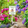 thumbnail image 3 of Eveokoki Garden Signs Pollinator-Friendly And Native Habitat Sign with Stake Outdoor Aluminum Yard Signs Rustproof Aluminum Metal Sign Fade Resistant Lawn Decoration for Outdoor 9.2x9.2inch, 3 of 6
