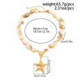 thumbnail image 2 of NICKSUN Summer Ocean Vacation Starfish Pendant Necklace, Irregular Shell Beach Statement Choker Necklace, 2 of 9