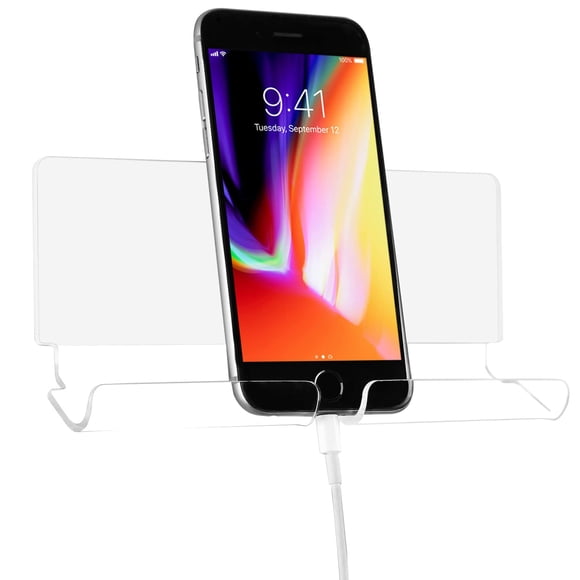 Soporte de pared para teléfono y tableta, TxEsign, color blanco sedoso