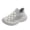 Gray, variant on Willtoo Kids Slip On Knit Sneakers Breathable Mesh Checkered Pattern Walking Shoes Lightweight Non-Slip Casual Running Sport Shoes