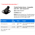 thumbnail image 2 of Throttle Position Sensor - Compatible with 1997 - 2001 Honda CR-V 1998 1999 2000, 2 of 2