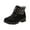 Black Snow Boots, variant on Fashionable Women's Snow Boots Casual Warm Thick Trendy Footwear for Fall Winter Outdoor and Leisure Use