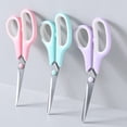 thumbnail image 5 of geerera Stainless Steel Craft Scissors, Macaron-Colored Office Tool, Precision Cutting for Paper, Crafts, General Use, 5 of 5