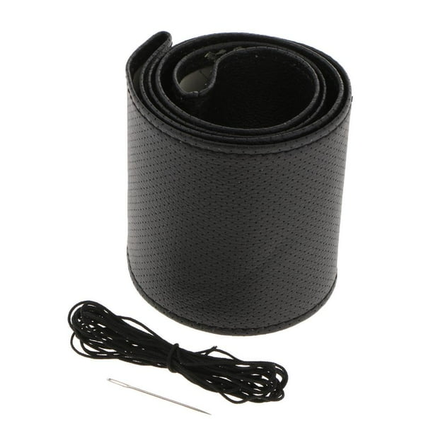 Cubierta Universal para Volante de Coche con Vástago , Anti-acolchado Y Acolchado Negro