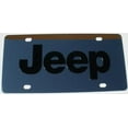 thumbnail image 2 of Jeep Plaque d'Immatriculation en Acier Inoxydable Logo Noir, 2 of 2