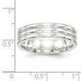 thumbnail image 3 of SS 6mm Polished Fancy Band Size 7.5, 3 of 3