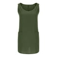 thumbnail image 7 of ZZwxWA Summer Dress for Women Sleeveless Tank Dress with Pockets Casual Short A Line Dress Crewneck Sundress 2025, 7 of 7
