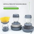 thumbnail image 4 of Dish Brush with Soap Dispenser for Dishes Pot Pan Kitchen Sink Scrubbing, 4 of 8