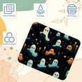 thumbnail image 3 of Ghost Square Non-Slip Rubber Bottom Printed Desk Mat Mousepad for Office and Gaming - 8.3x9.8 Inch, 3 of 6