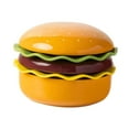 thumbnail image 2 of Hamburguesa Cerámica Cineros de vajilla Plaza de hamburguesa apilable Juego de tazón de sopa Sopa de tazón para ahorrar platos decorativos para, 2 of 9