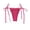 Hot Pink, variant on Women’s Low‑Rise Lace Thong, Adjustable Tie‑Side Hollow‑Out Super Stretchy Breathable Ladies Panties for Daily Wear S‑L White