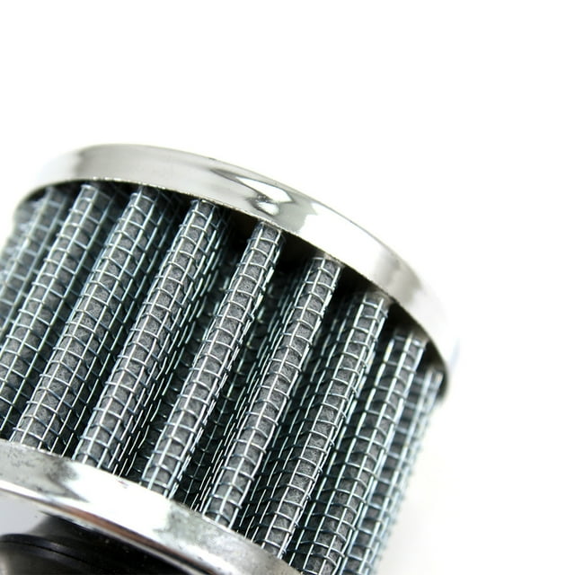 Qiaoxi Mini Air Filter Replacement Mini Mushroom Head Intake Mesh Air Intake Filter Intake Crankcase Vent Cleaner for Car Motorcycle Go Kart Accessories