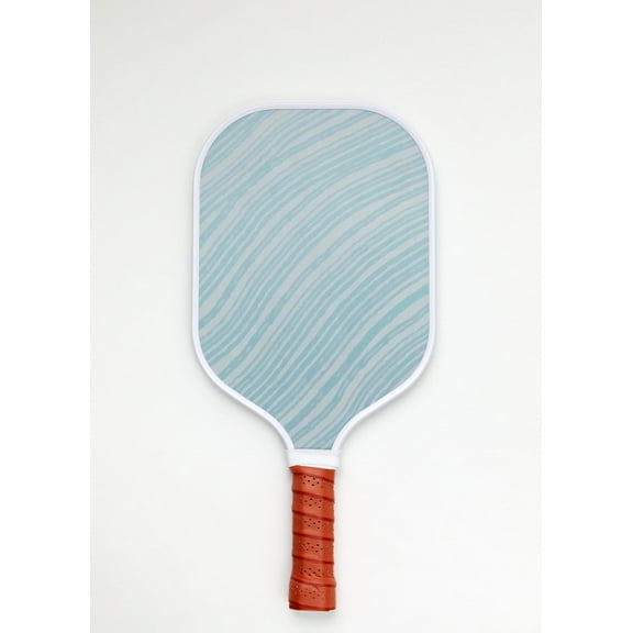 LAGUNA ADULT PICKLEBALL PADDLE Blue, Green Waves, Surf, Abstract Fashion Stylish Modern Pickleball Paddle