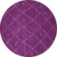 thumbnail image 1 of Ahgly Company Indoor Round Oriental Pink Industrial Area Rugs, 5' Round, 1 of 4