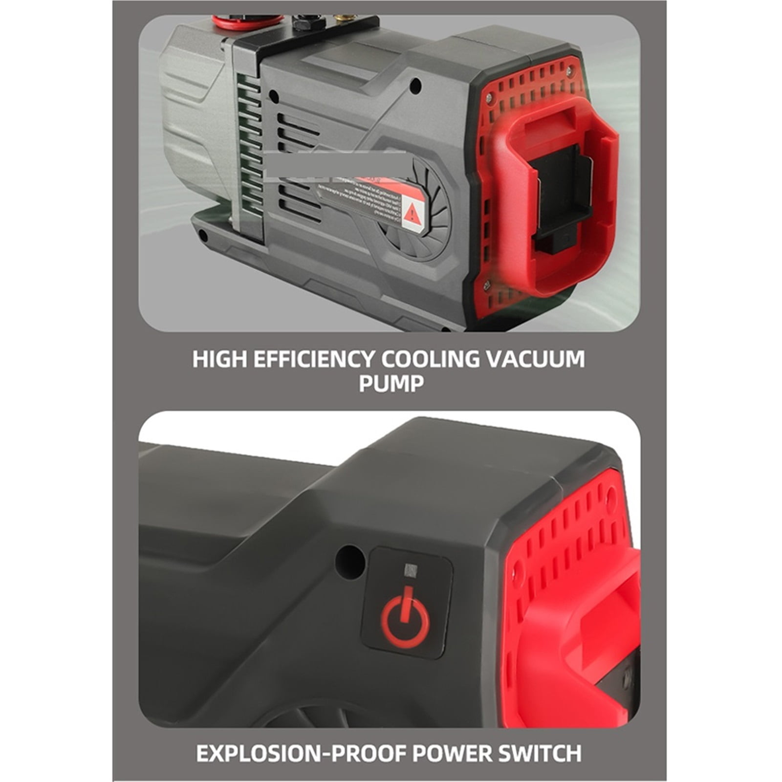 Portable Lithium Battery Vacuum Pump For Outdoor Experiment, Filtration, Bonding, Automotive, Air Conditioning ,Heavy Duty Build