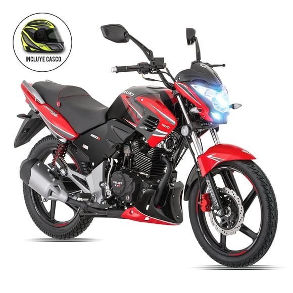 Motocicleta Veloci Aggressor ZX2 250cc 2024 Rojo