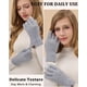 thumbnail image 4 of Guantes de Invierno REACH STAR para Mujer con Pantalla Táctil Negro+Gris, 4 of 7
