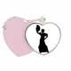 thumbnail image 1 of Fan baile bailarin Bolsa de viaje Mirror maquillaje corazón rosa, 1 of 4