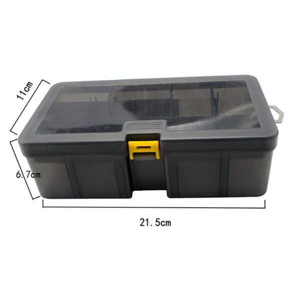 Double Layer Fishing Tackle Box Lures Bait Storage Case Organizer Container Organizer Container Accessories