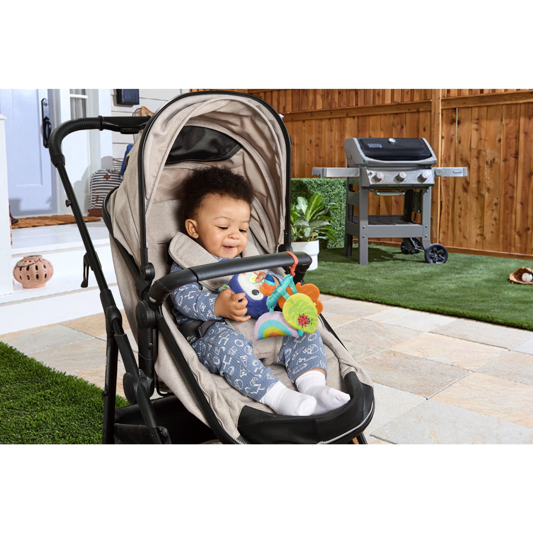 VTech Take Along Toucan Teething Toy for Baby Stroller and Car Seat