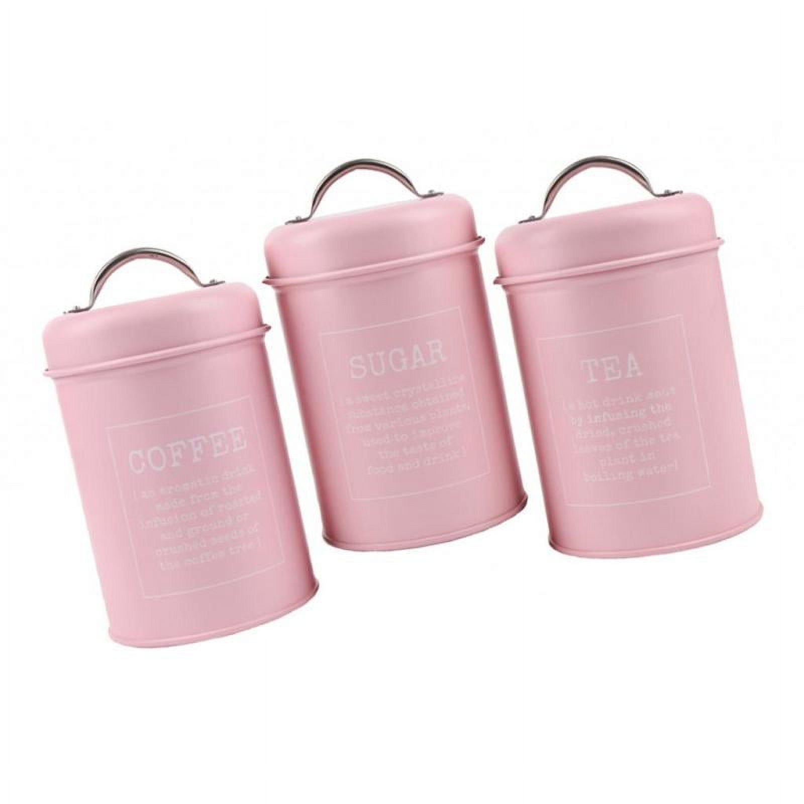 Vintage Super Seal Pale Pink Container Set of 3 Storage Canisters Superseal  Kitchen Storage