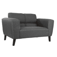 thumbnail image 2 of Love Seat Siberia Lino Gris Salas Modernas Minimalistas Lounge Sillones DIMOBELER Siberia, 2 of 3