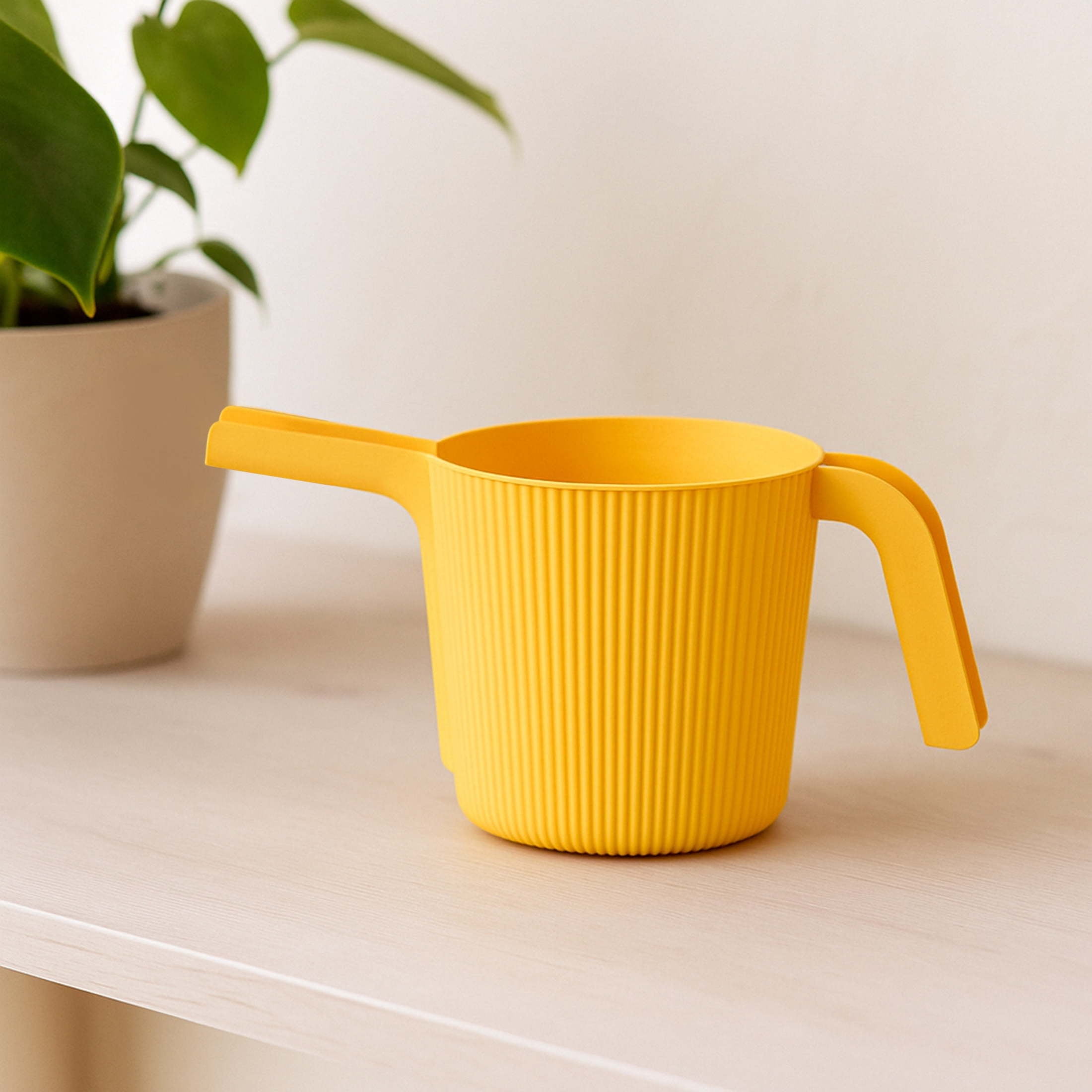 Expert Gardener 0.5 gal. Resin Watering Can, Daisy Yellow