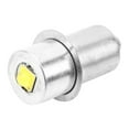 thumbnail image 1 of Delaman Led bulb flashlight bulbs, P13.5S 3W LED Flashlight Replacement Bulb,High Brightness Energy-saving Emergency Lights (White 3V), 1 of 8