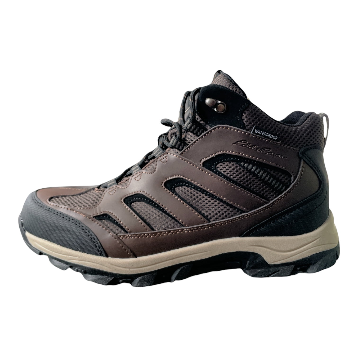 Eddie Bauer hiking boots men\'s 11M taupe gray suede leather waterproof padded Amazon.com | Eddie Bauer Mens Elliot Bay Low Waterproof  main image 3