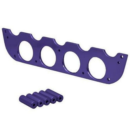 Legend Boat Rod Rack Panel 316454 | 14 1/2 x 3 Inch Purple Aluminum