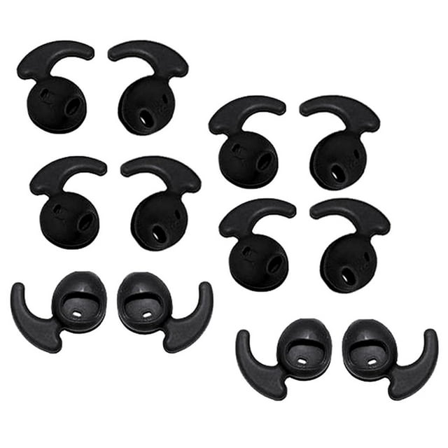 Reempzo De Silicona Auricures Auricures 12 Piezas Para S6 S7 En Auricures Auricures De Oído Negro Sunnimix Consejos para auriculares