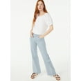 thumbnail image 2 of Free Assembly Women's High Rise 70’S Full Wide Leg Straight Jeans, 2 of 6