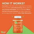 Turmeric and Ginger Gummies, Qunol Gummy with 500mg Turmeric + 50mg