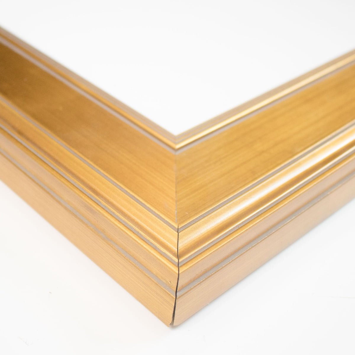 11x24 Frame Gold Solid Wood Picture Frame Width 3 Inches | Interior Frame Depth 0.625 Inches |