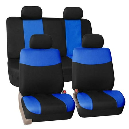 FH Group Modern Flat Cloth Full Set Seat Covers,